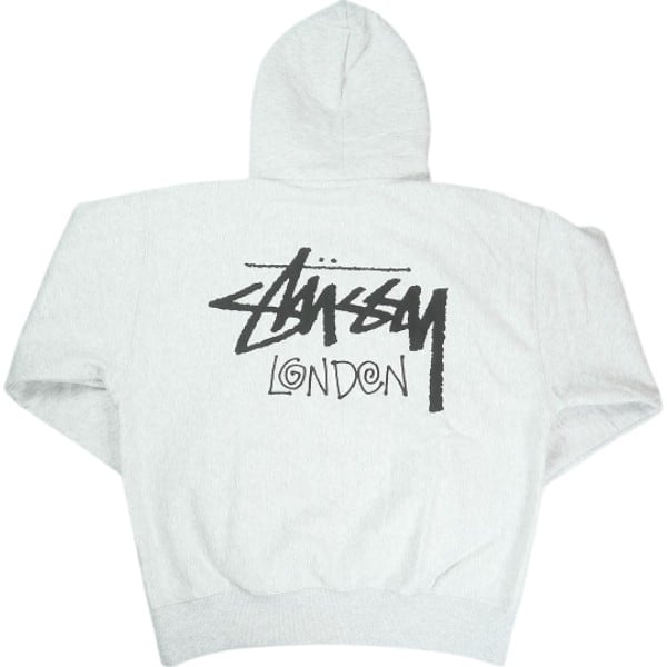 ステューシー‼️店頭用‼️非売品‼️ Size【L】 STUSSY ステューシー 25SS STOCK LONDON HOOD ASH HEATHER
