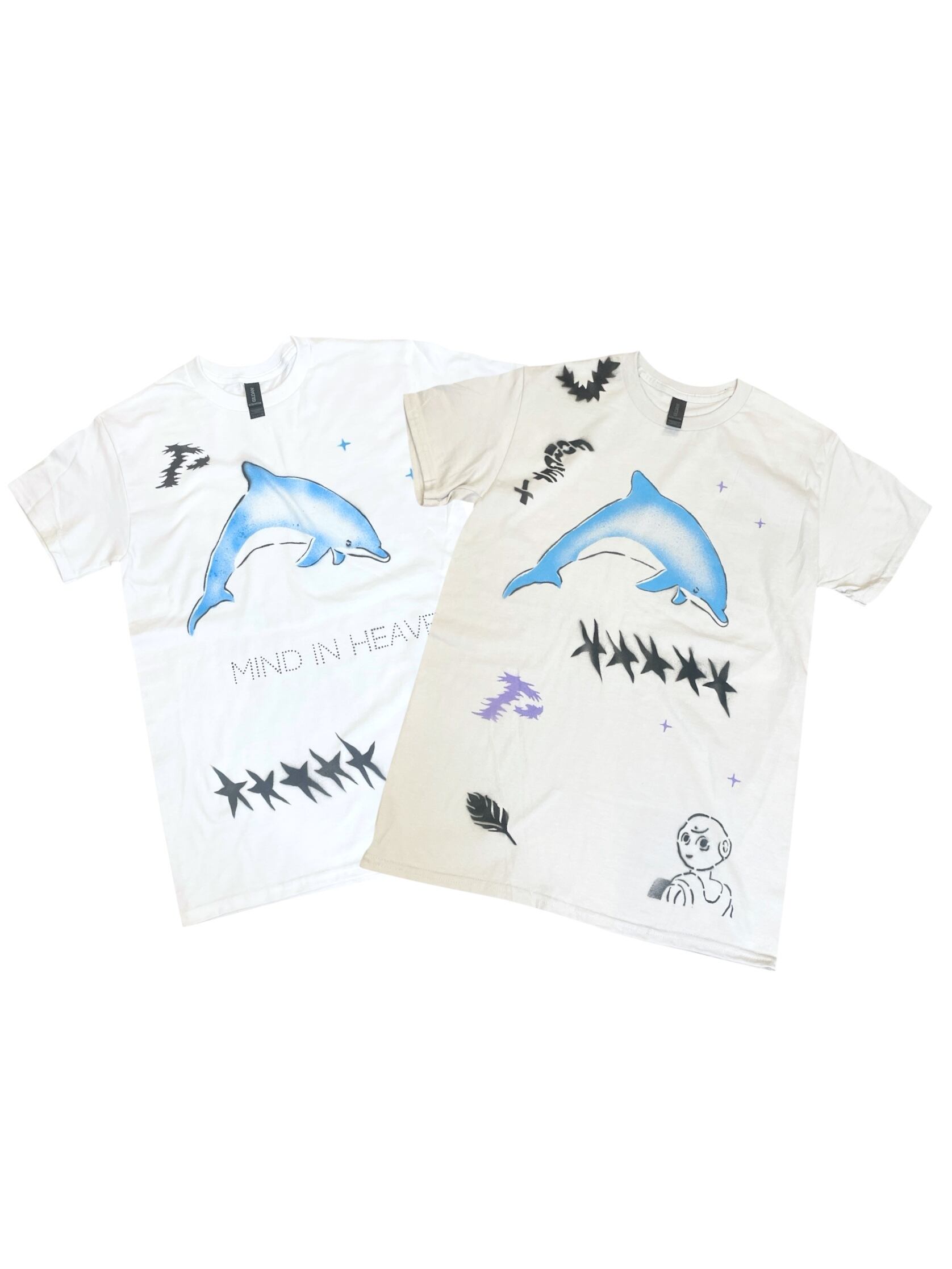 perfect plan Stencil T-shirt 【S】