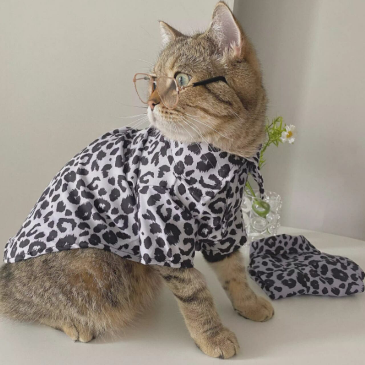 ハンサムレオパードシャツ♡0215