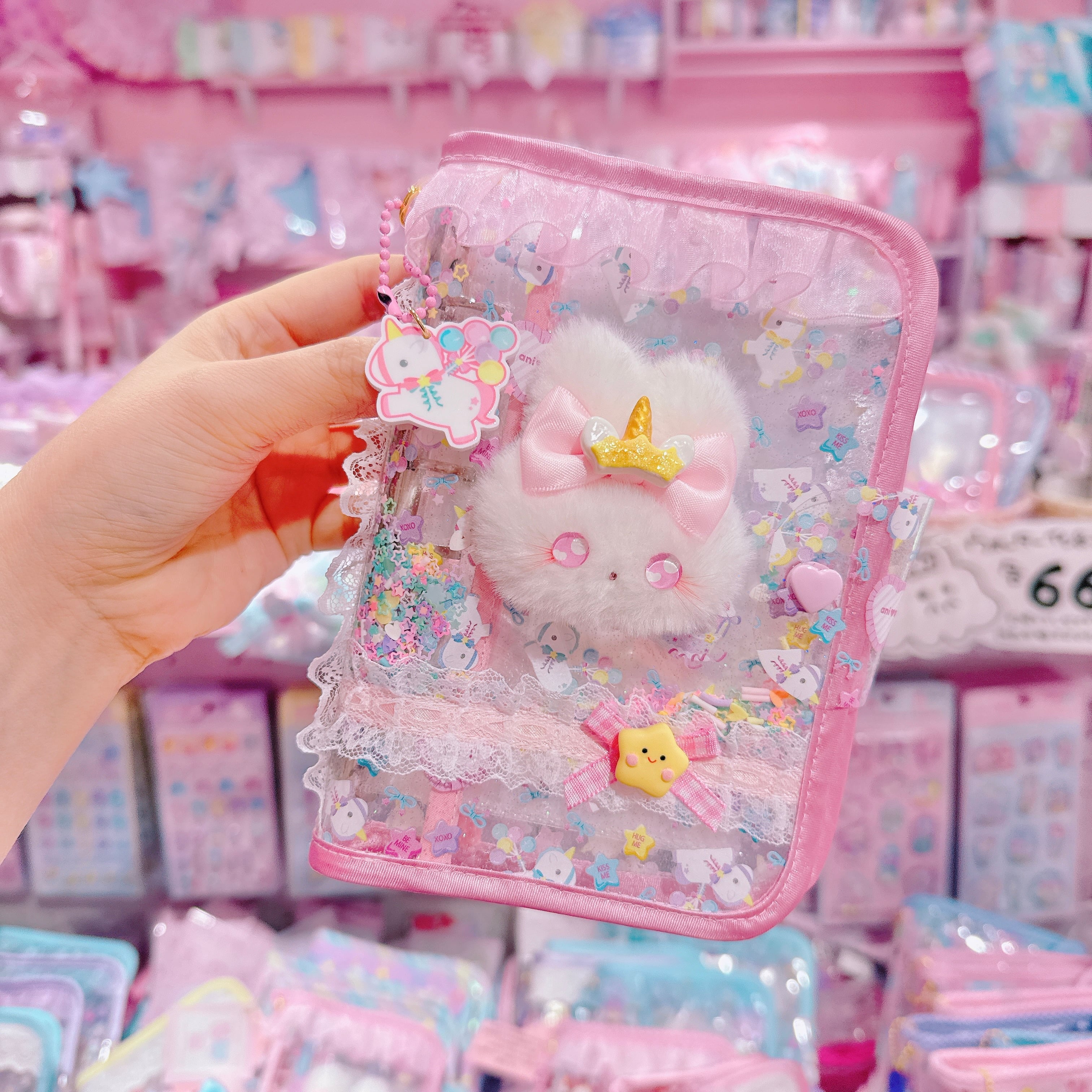 【E7】156-3ぬいぐるみ付シール帳（６穴）