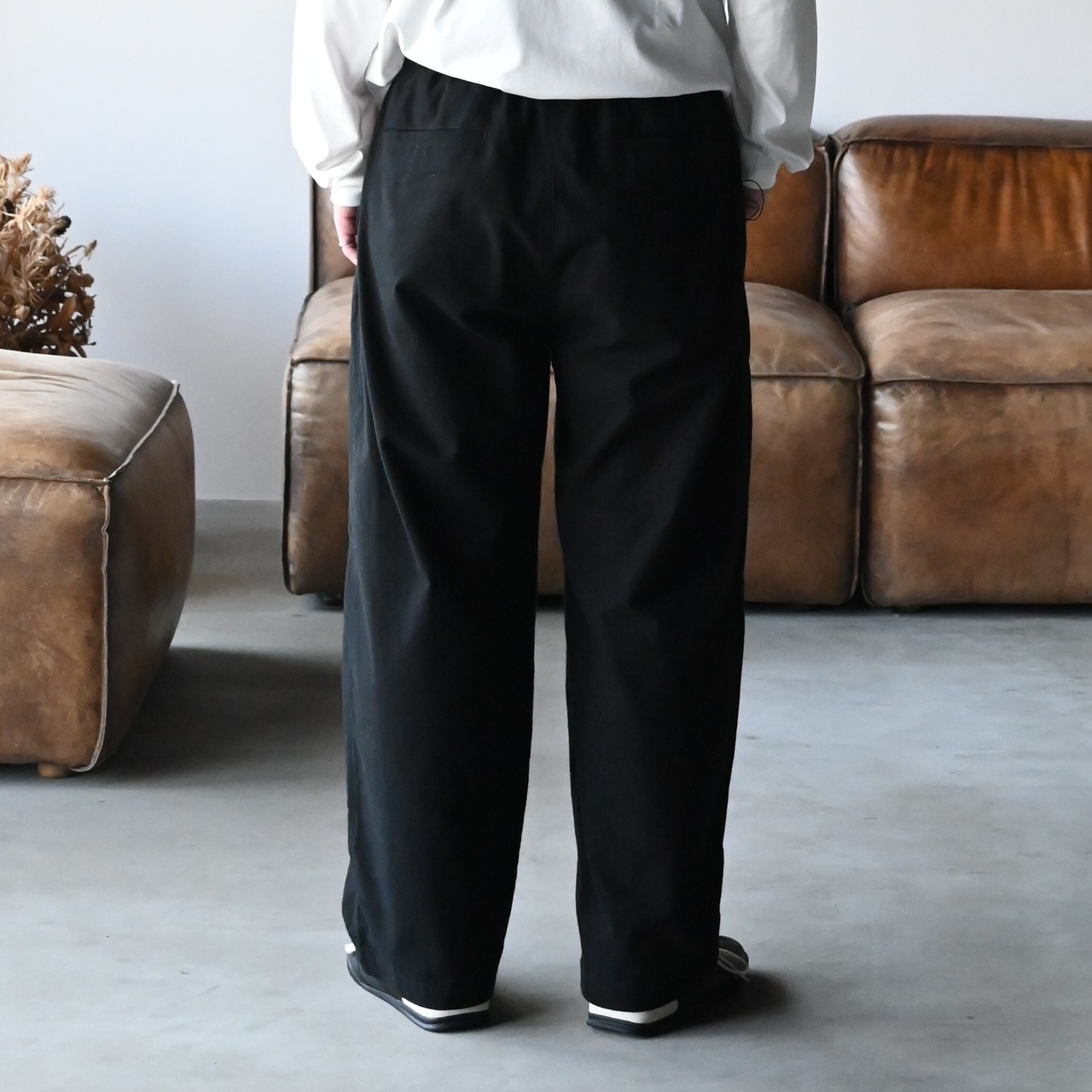 THE DAY / BRUSHED COTTON EASY TROUSERS