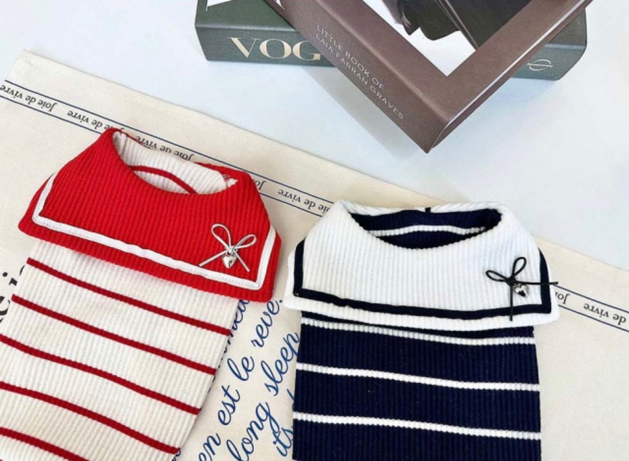 【ZOOBICO】ハートチャーム付きマリンTシャツ