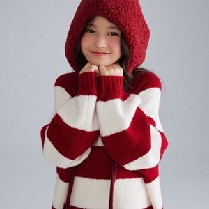 冬ボーダーニットワンピースORセーター