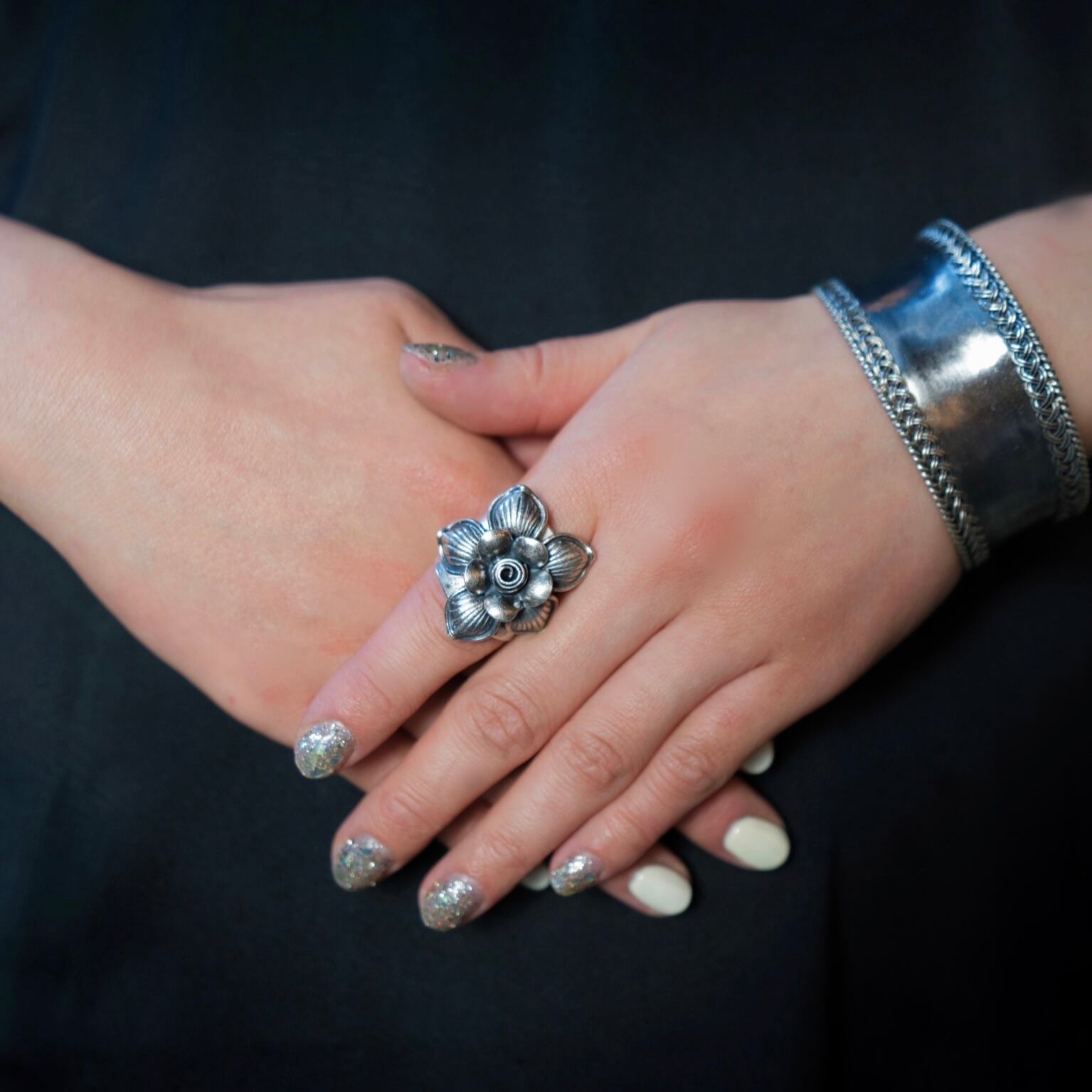 Karen silver , ring | BaA-silver-