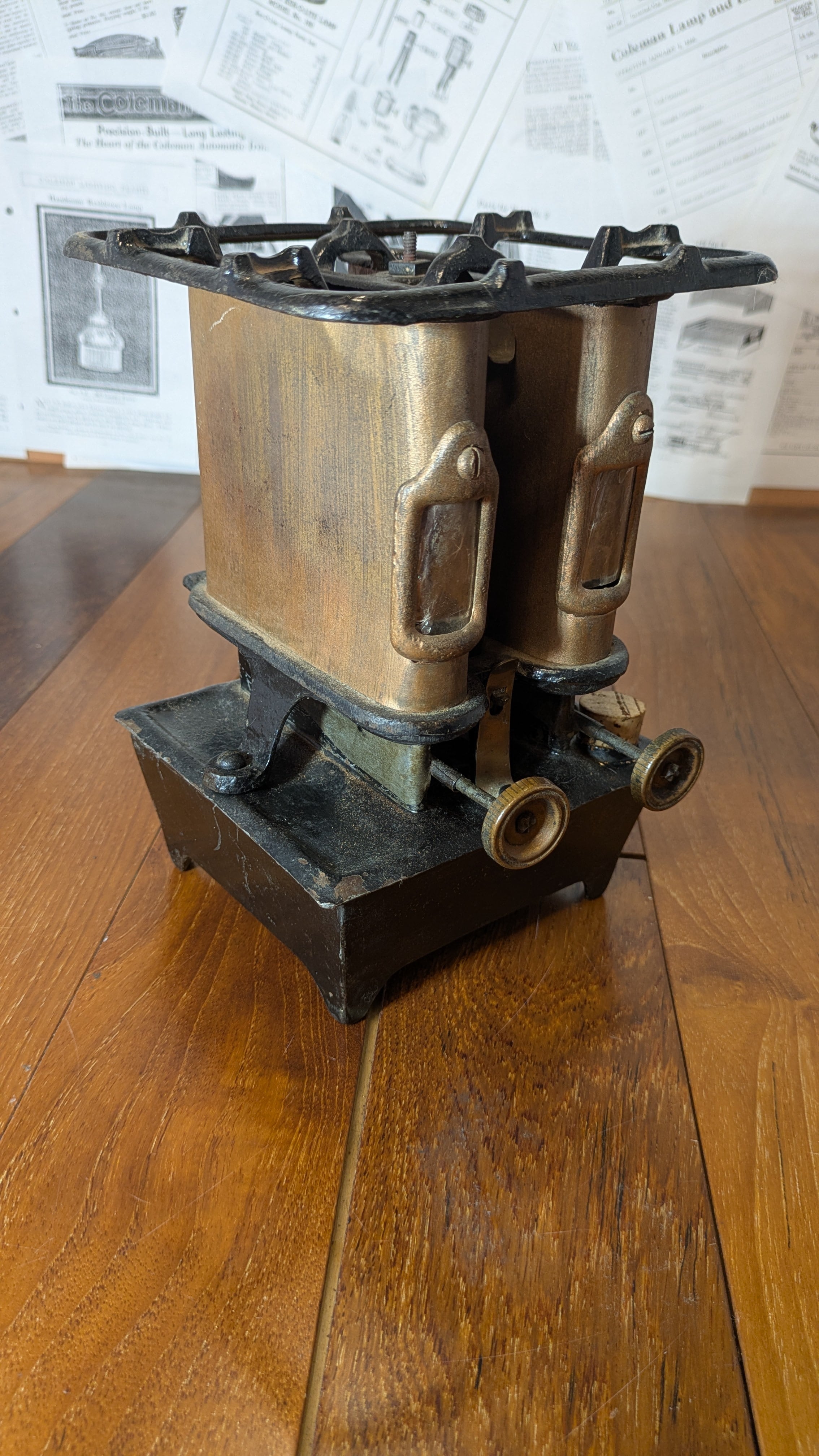 Vintage IronStove mini Stove USA VintageCamping Antique ビンテージ