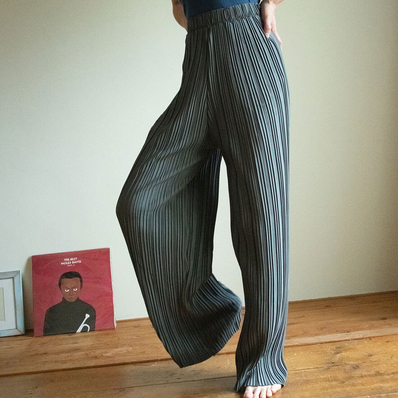 ハイウエストプリーツパンツ