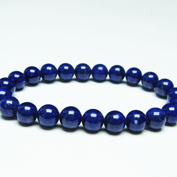ラピスラズリ ブレスレット 8mm 一点物 おまかせ便 111-31084