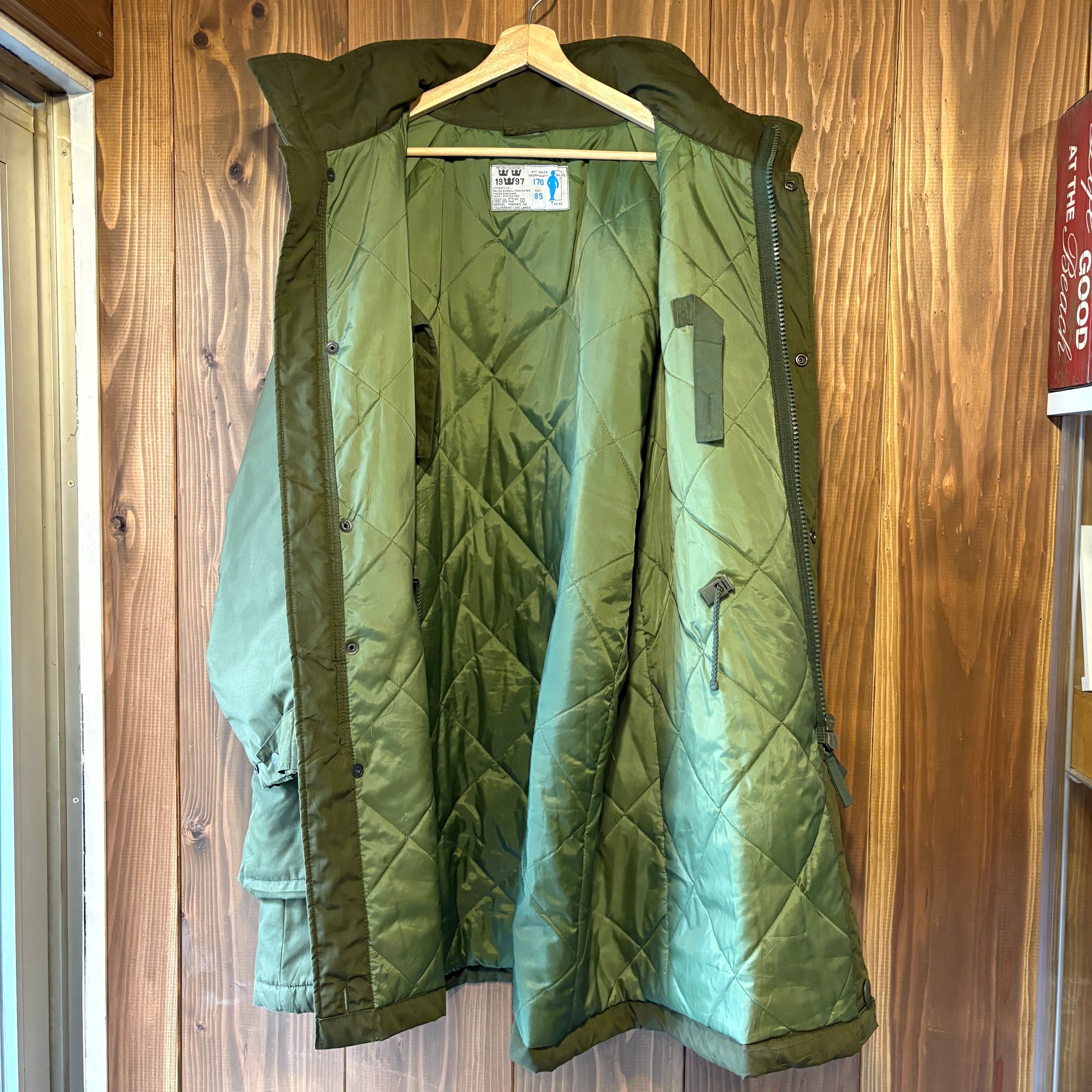 90s スウェーデン軍 実物 m90 後期 コールドウェザー パーカー モッズ