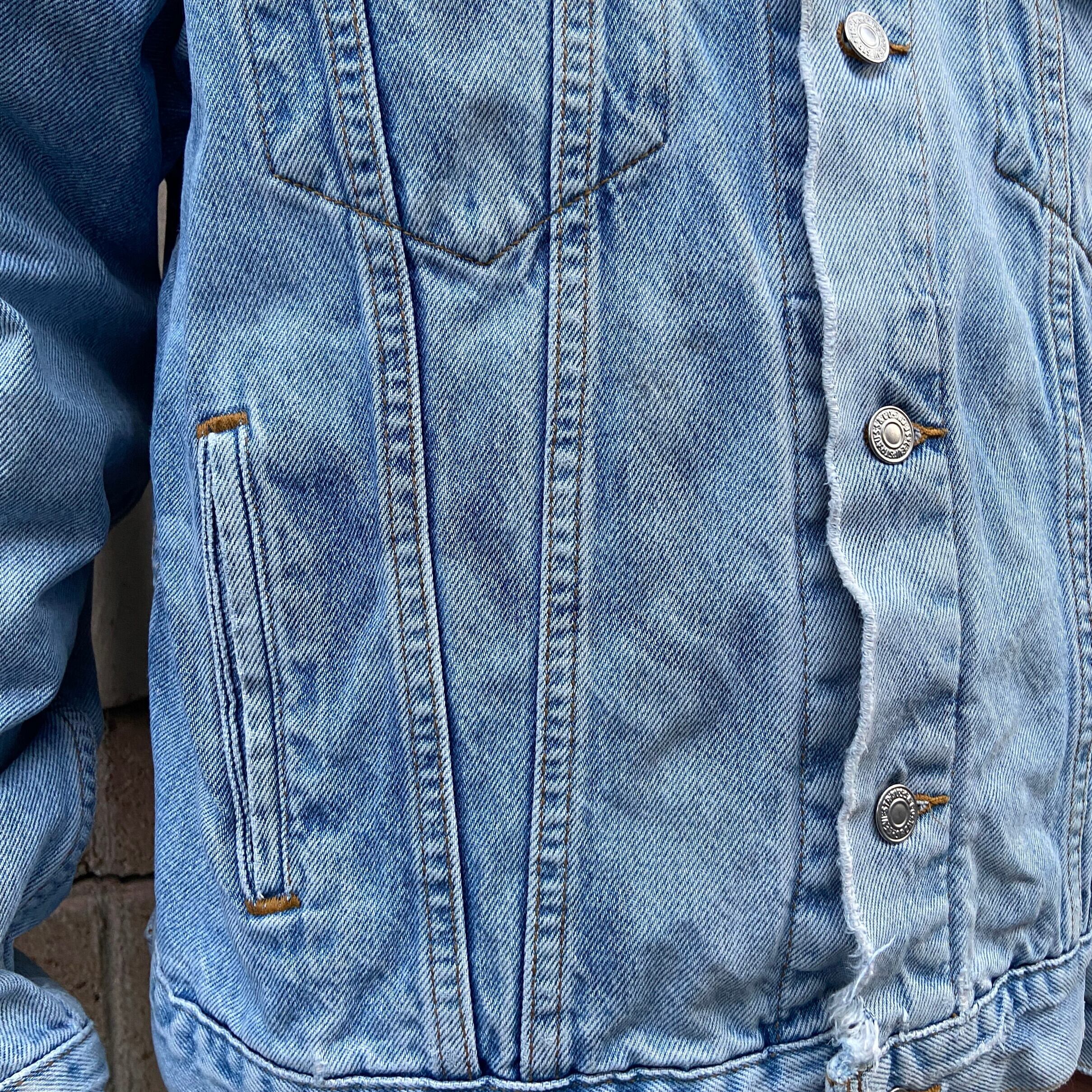 90年代 リーバイス デカパッチ 70516-4814 デニムジャケットメンズL  