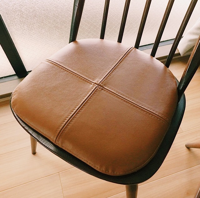 ERCOL Vintage Leather Chair Pad（アーコール チェアパッド）