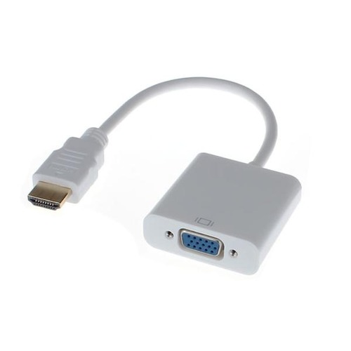 iFormosa HDMI to VGA 変換アダプター 音声出力なし ホワイト