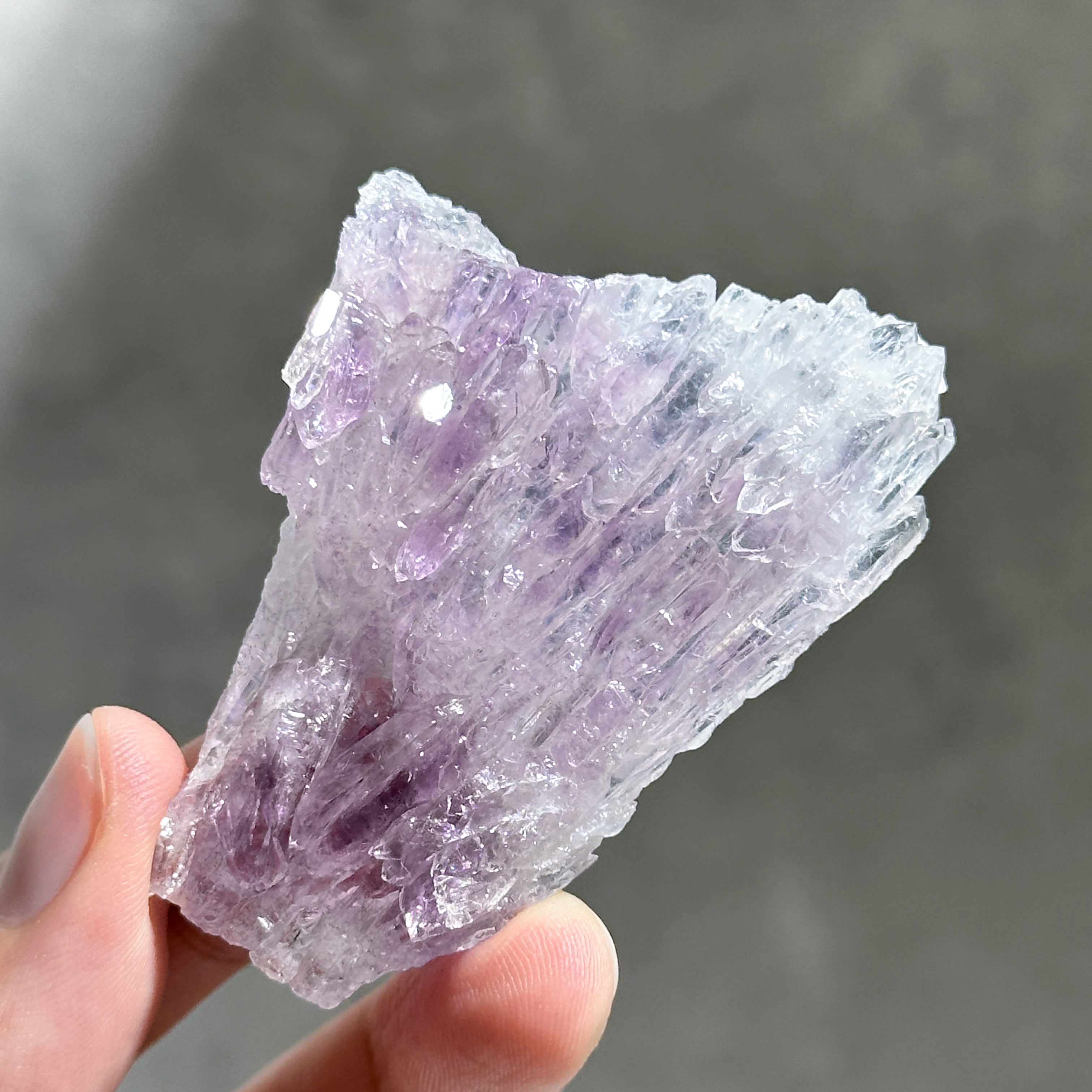 フラワーアメジスト プレート風 22◇ Flower Amethyst ◇天然石・鉱物