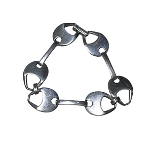 vintage silver open work bracelet