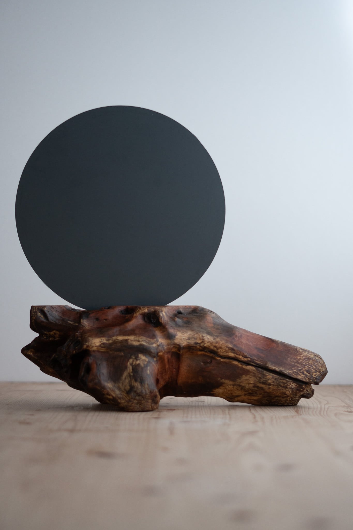 流木卓上ミラー 〔oil〕 no.1 | saisei