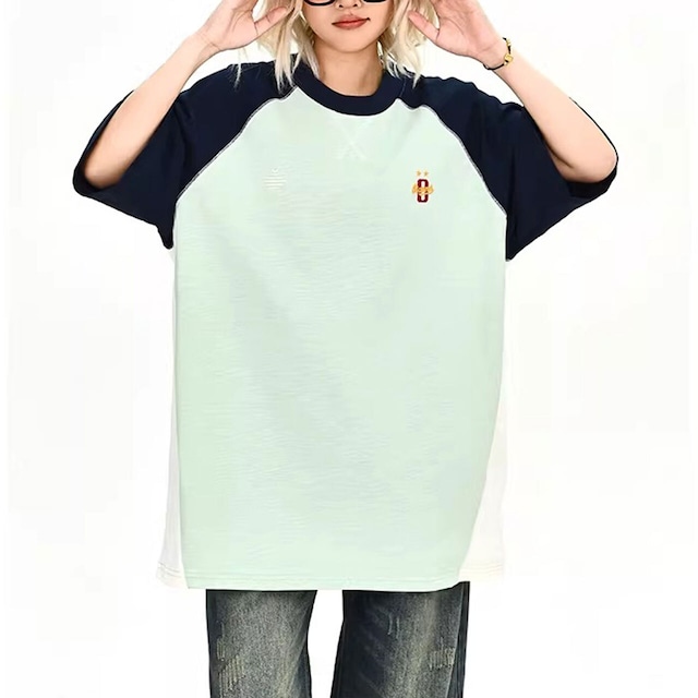 プレーンニュアンスシンプルラインロングスリーブトップス 2col R02124