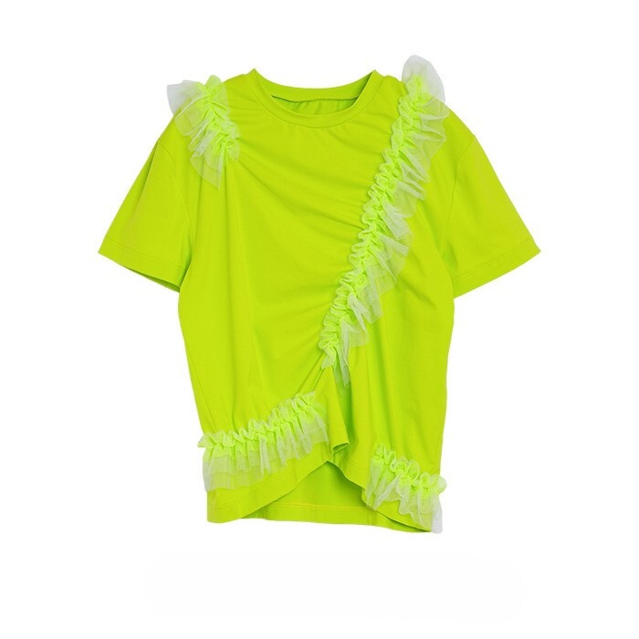 MMD106TEB グラデチュールフリルTシャツ