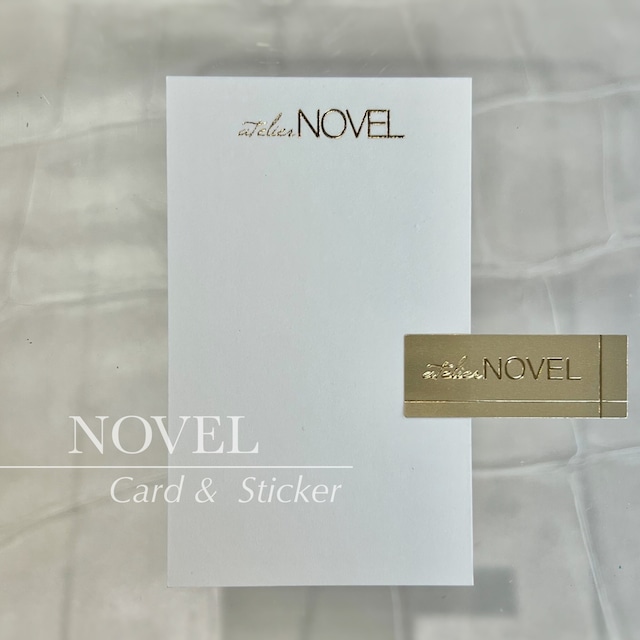 [ BASE限定販売 ] NOVEL Card & Sticker
