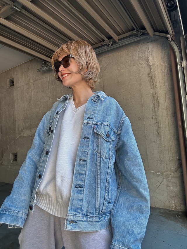 （OT1237）90's Levi's 70506 denim jacket made in USA