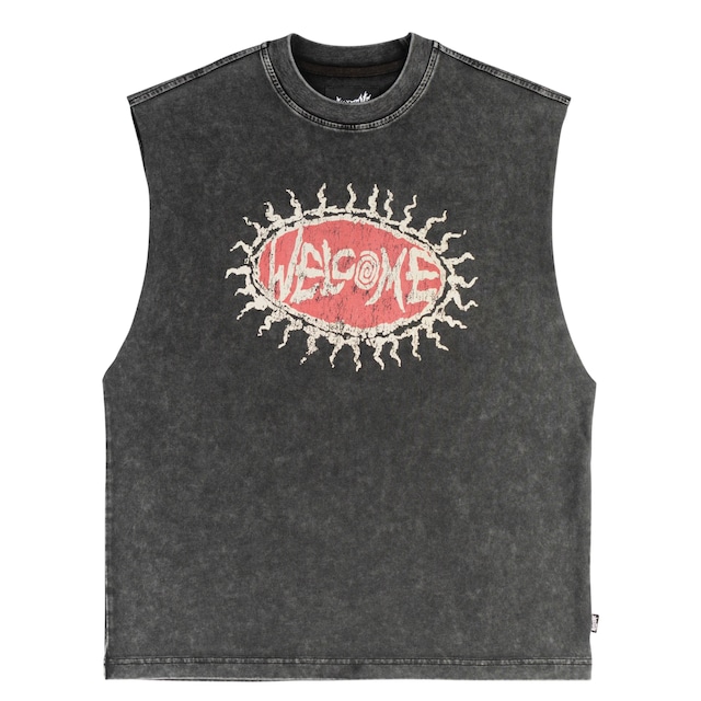 WELCOME / CAVITY BOXY SLEEVELESS KNIT