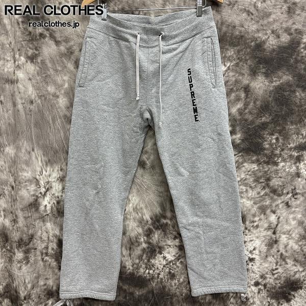 Supreme スウェットパンツ グレー Supreme/シュプリーム スウェットパンツ/グレー/S | REALCLOTHES