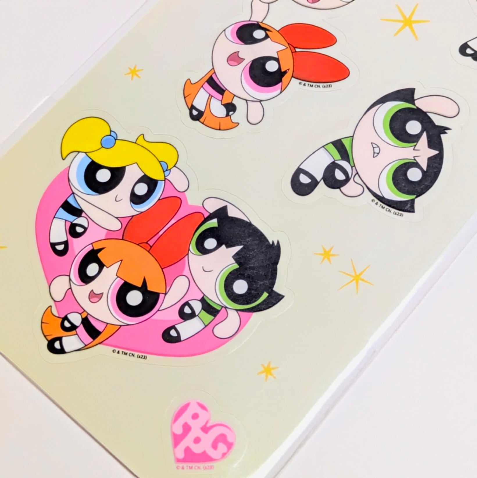 送料無料!【 The Powerpuff Girls / パワーパフガールズ 】STICKER(ステッカー) KOREA LIMITED 〚アメリカン雑貨 アメトイ〛