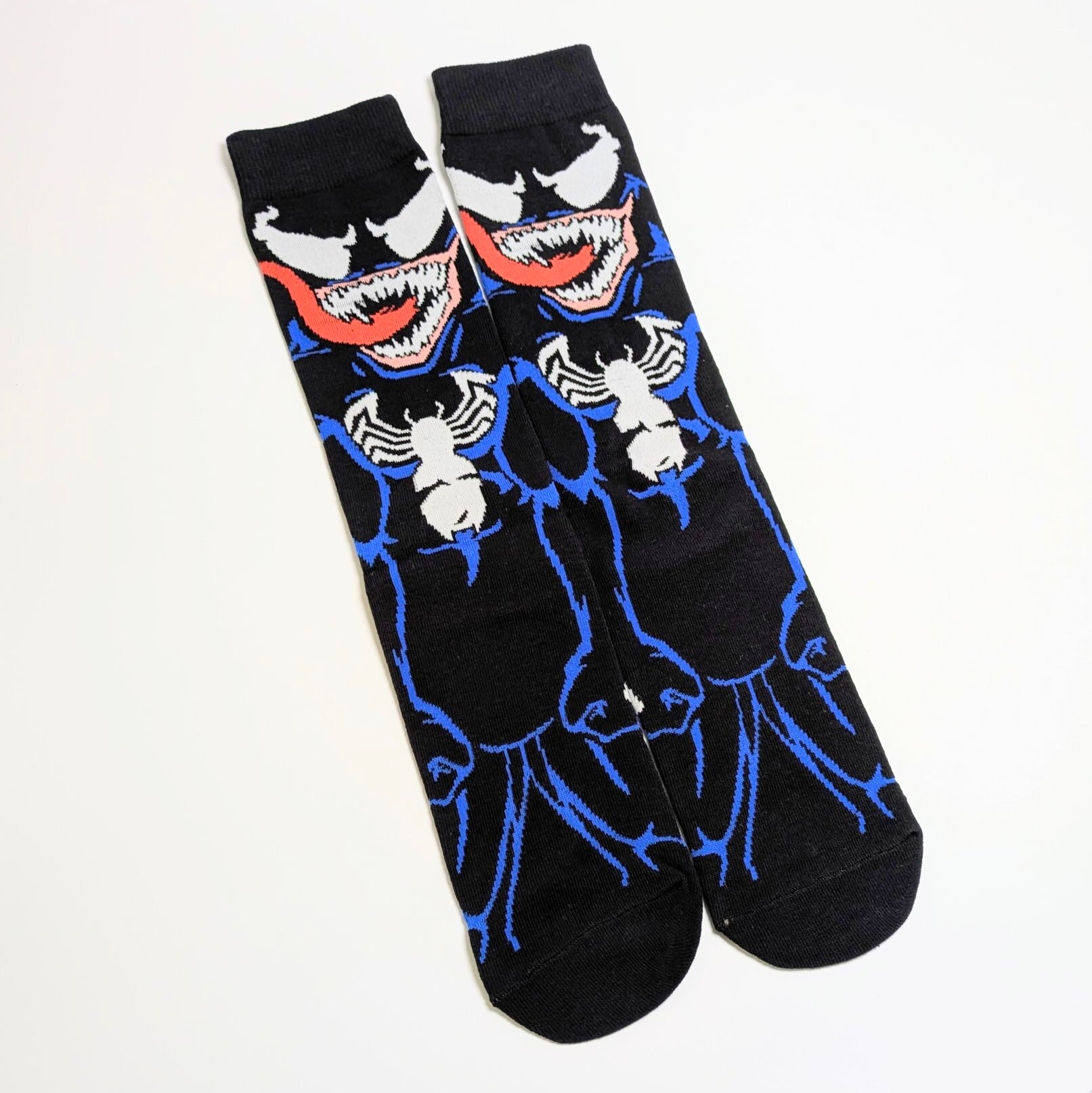 【 crew socks / クルーソックス 】『 MARVEL / マーベルコミックス / ヴェノム 』 靴下 / ソックス〚アメリカン雑貨 アメトイ〛