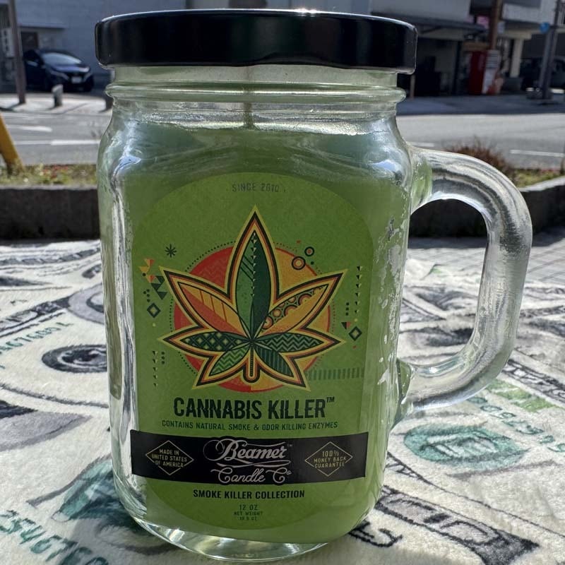 その他 Killer Limited / Weed Doze アメリカで話題の消臭キャンドル Beamer 12oz Cannabis Killer Scented