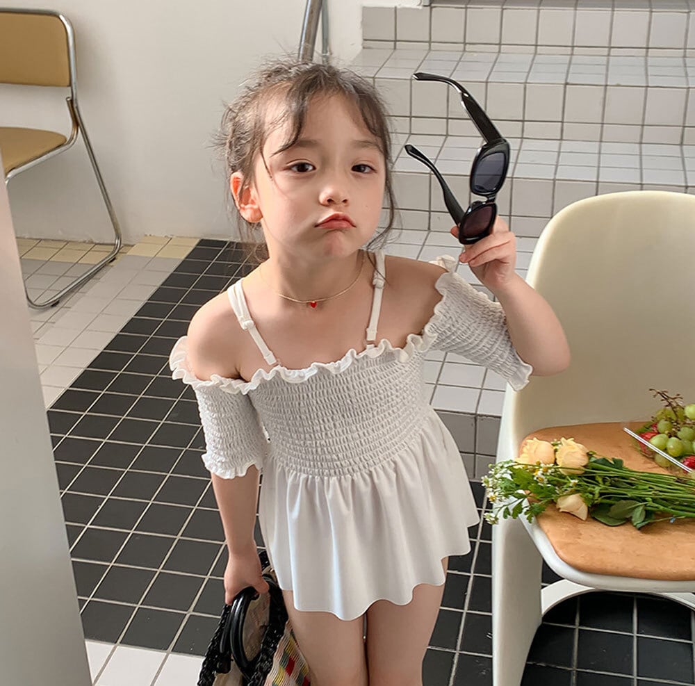 KGS8099 水着 女の子 セパレート 110 120 130 キッズ 水着