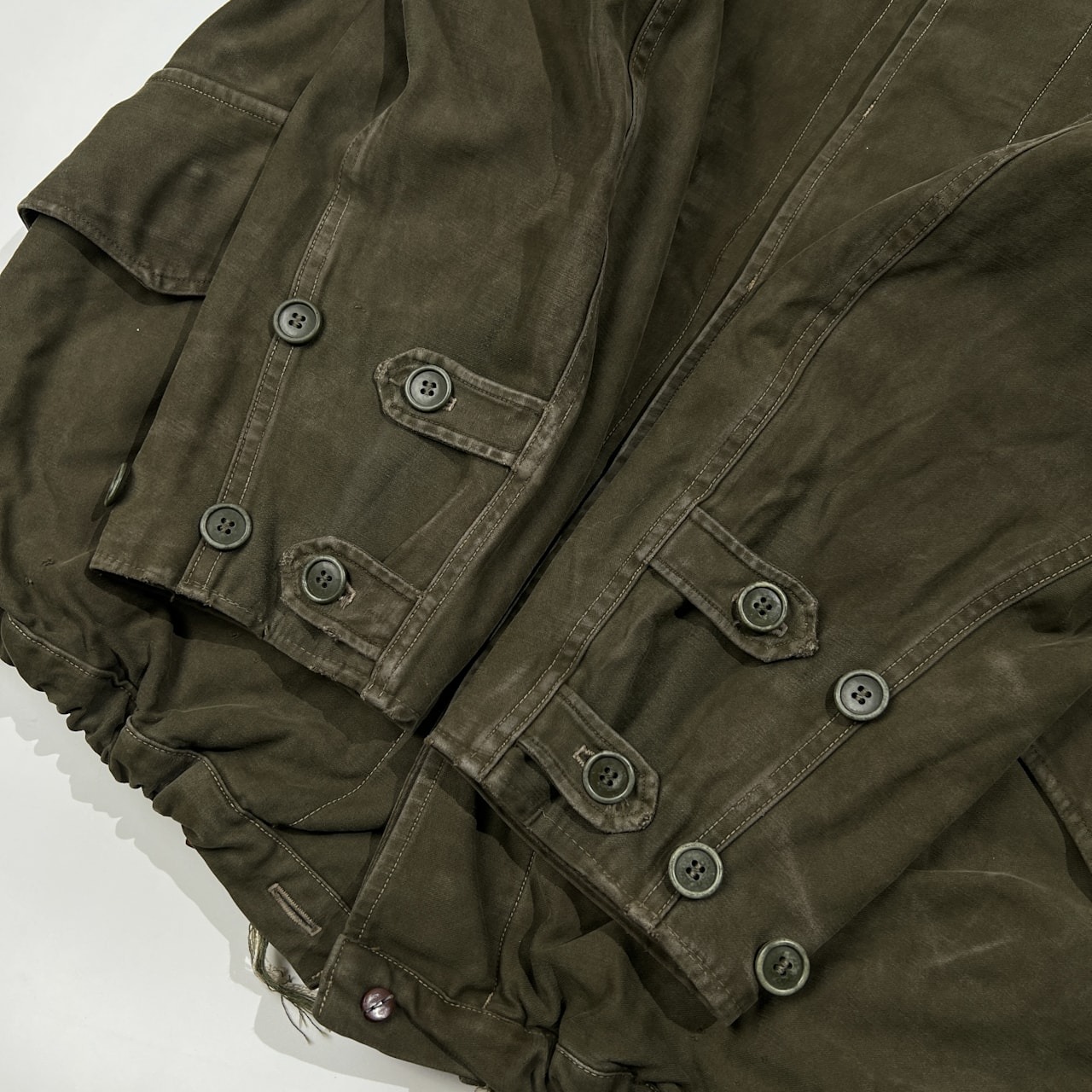 激渋 60s ビンテージ オランダ軍 ミリタリー フィールドジャケット /SEYNTEX/88-92/180 /カーキ系