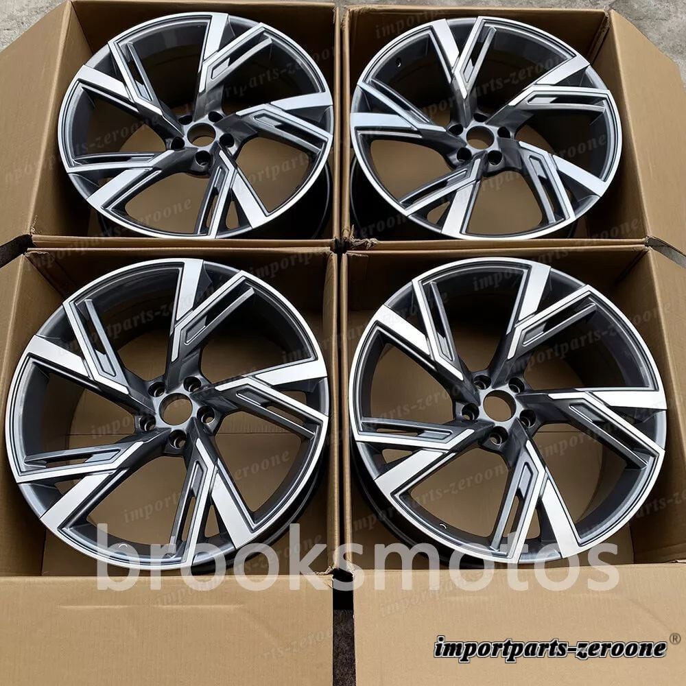 アウディ C7 RS6 RS7 22インチ グレー スタイル ホイール 22x9.5