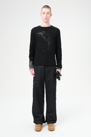 OUR LEGACY TACTICAL CARGO Black High Gloss Sateen M4244TB | BEST 