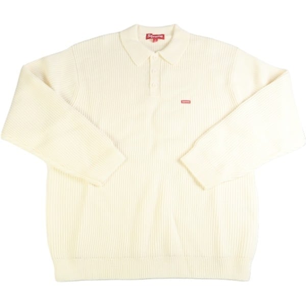 Size【L】 SUPREME シュプリーム 23AW Small Box Polo Sweater Ivory ...