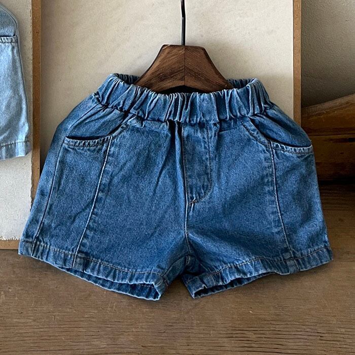 デニムハーフパンツ 80-120cm | rusii