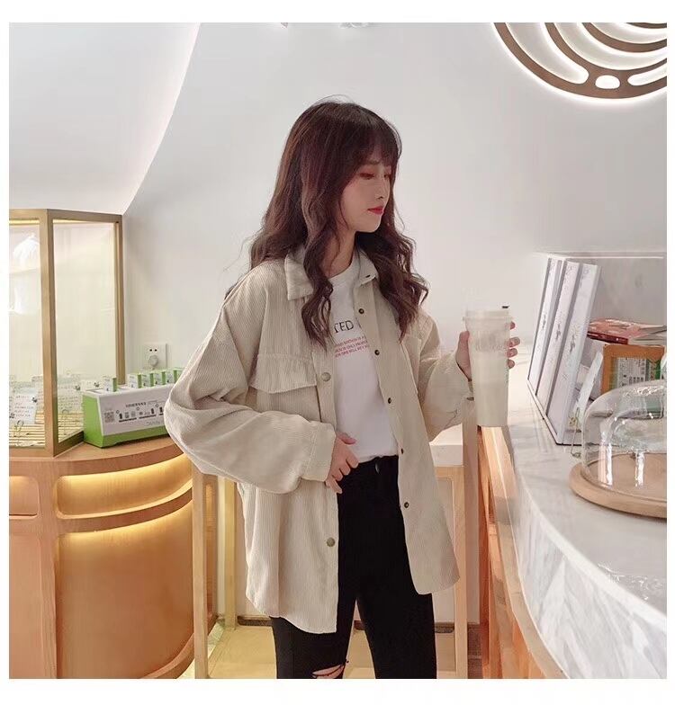 コーデュロイ　シャツジャケット　AJ33167-3181