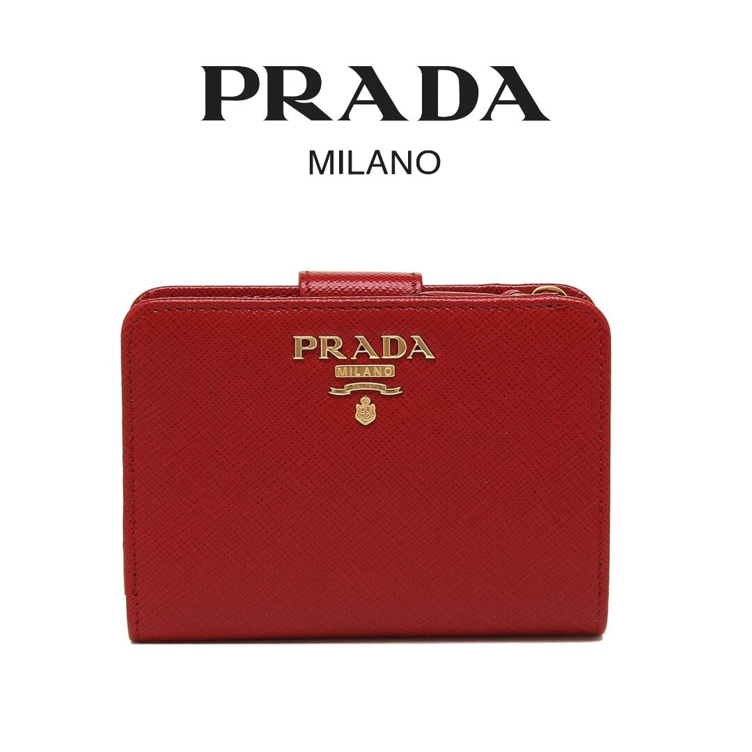 PRADA レディース 二つ折り財布