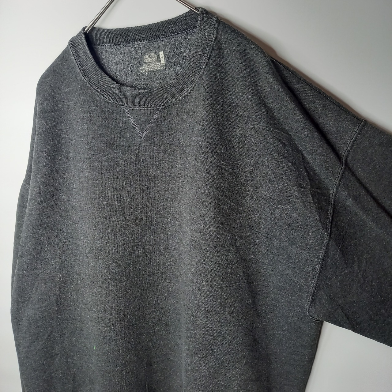 フルーツオブザルーム　クルーネック　スウェット　ガゼット　トレーナー　無地　L