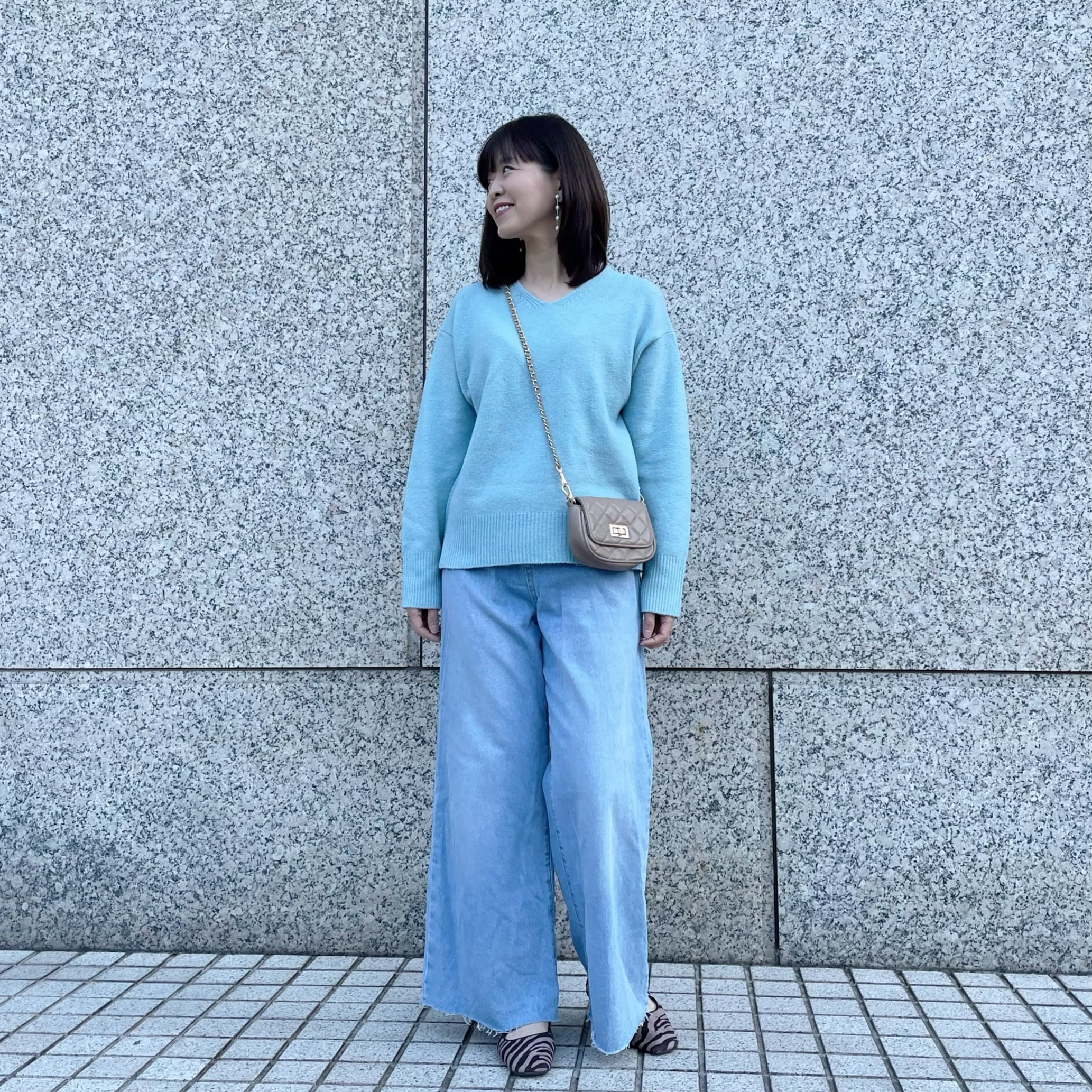 浅Vネック ニット | precious for us