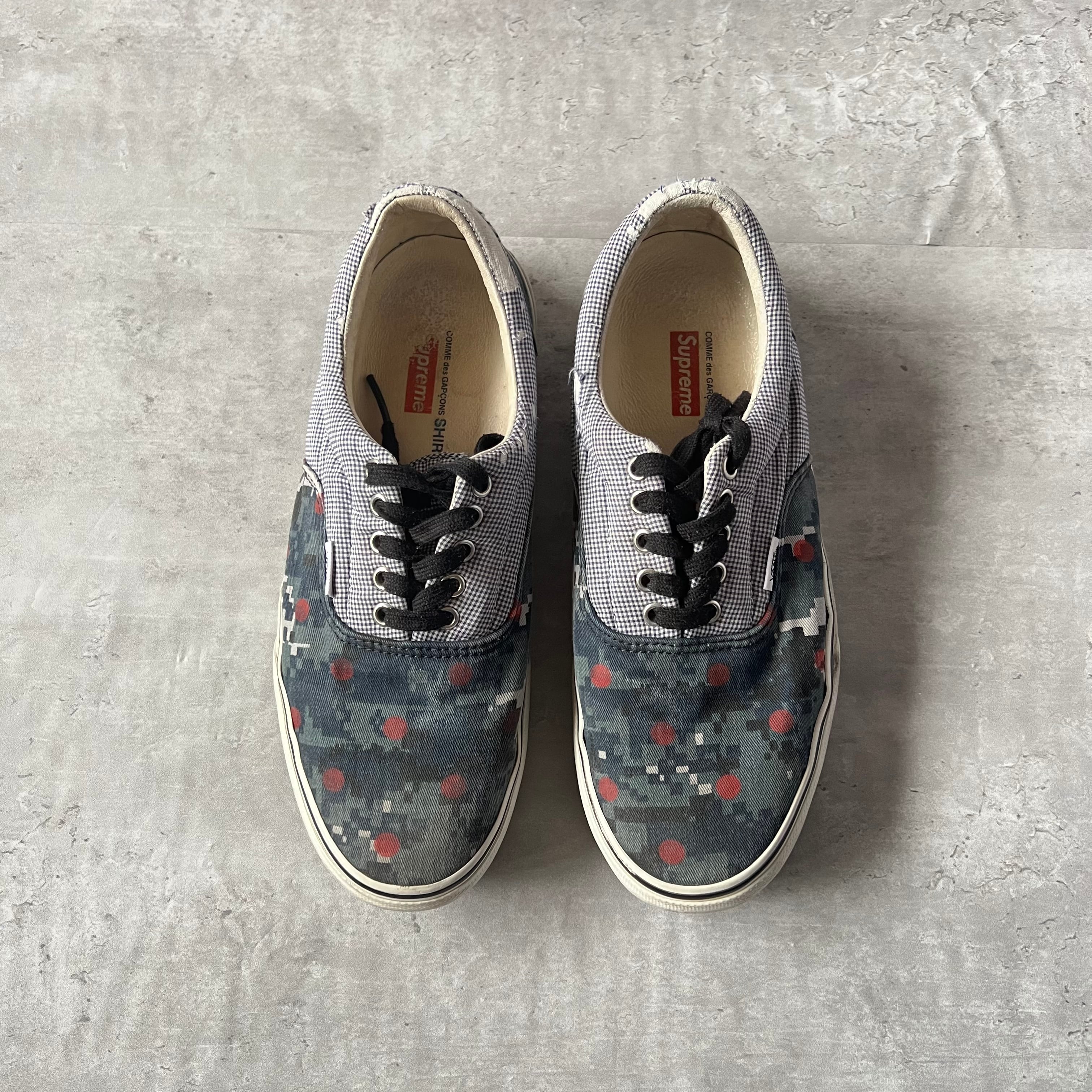 SS “Supreme × Comme des garçons SHIRT × vans” Digital Camo