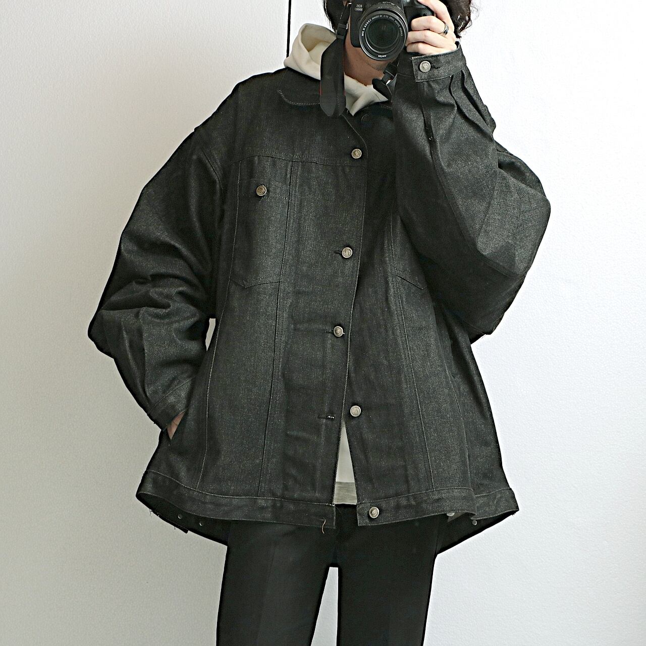 INKJEANS ”Big Silhouette” デニム トラッカージャケット usa製 古着 used