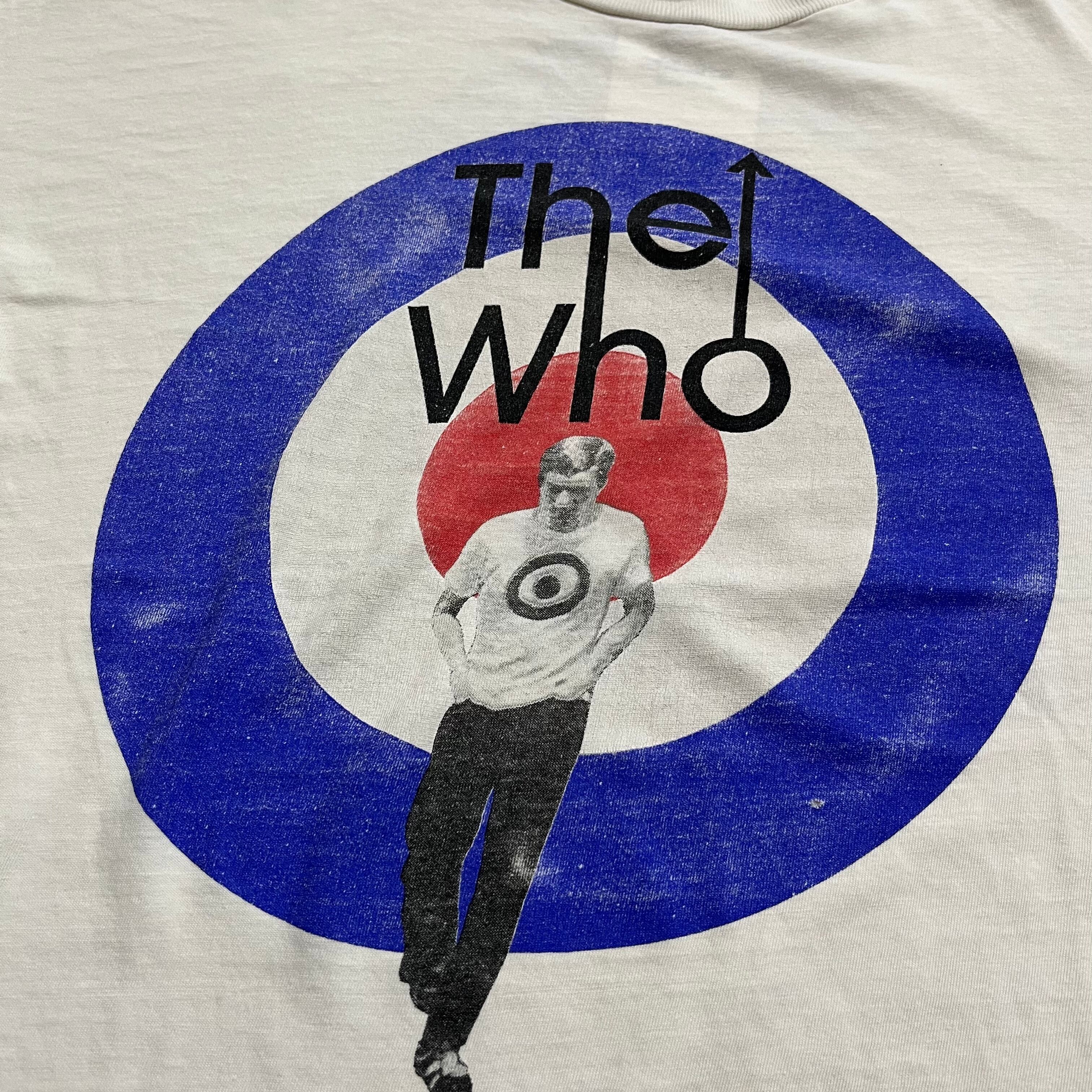 80年代 ヘインズ Hanes THE WHO ザフー THE KIDS ARE ALRIGHT TOUR 89 両面プリント バンドTシャツ バンT USA製 メンズL ヴィンテージ /evb001928