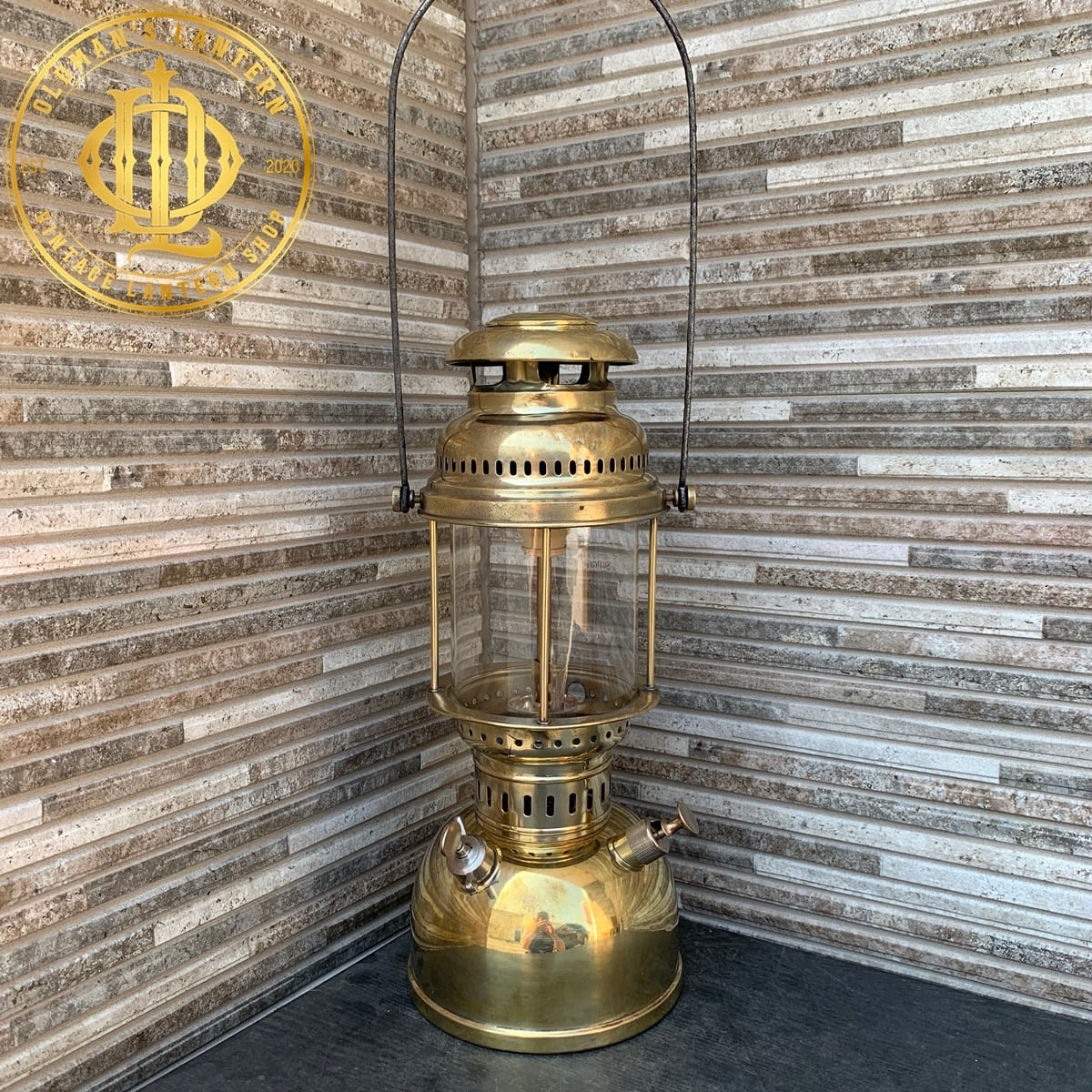 初期 80年前】整備済 真鍮 レアタンクロゴ PETROMAX 826 350CP 初期 80年前】整備済 真鍮 レアタンクロゴ PETROMAX 826 350CP