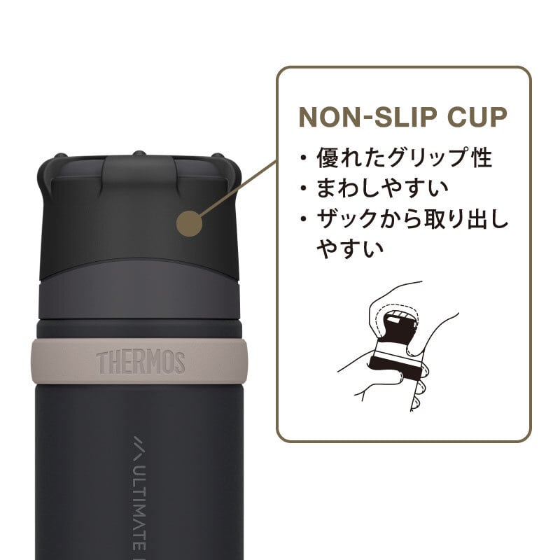 THERMOS サーモス】山専用 ステンレスボトル FFX-502 ジェットブラック
