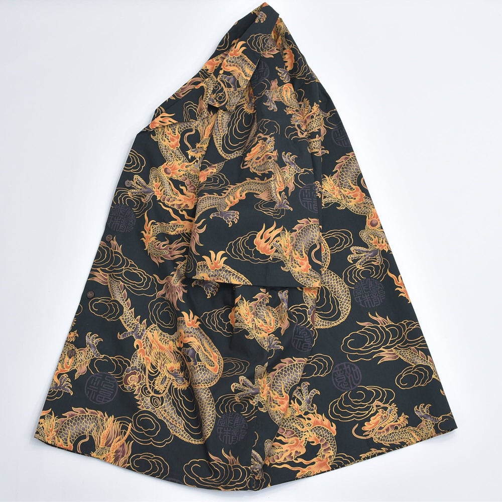 90～00s ハワイ製 Paradise Style パラダイススタイル 龍 和柄