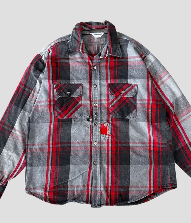 -FIVEBROTHER- Vintage 70-80s Flannel Check Shirt