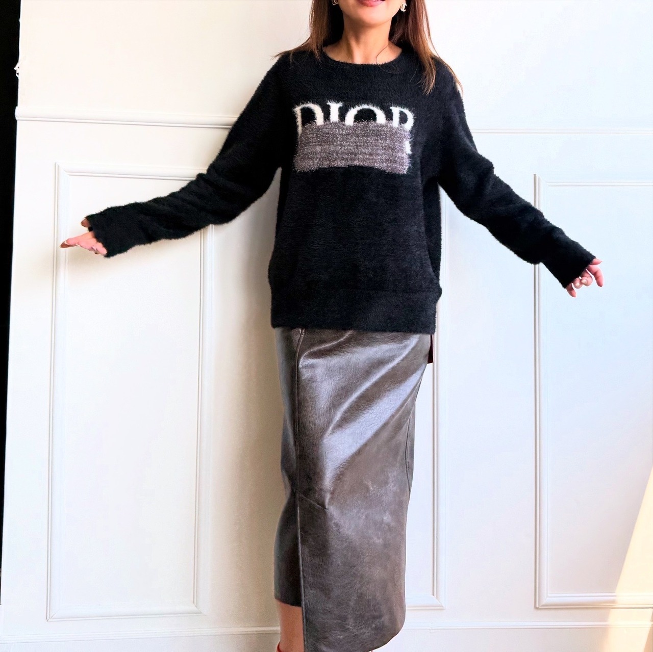 ミカーレミカーレ MICALLEMICALLE エコレザースカート