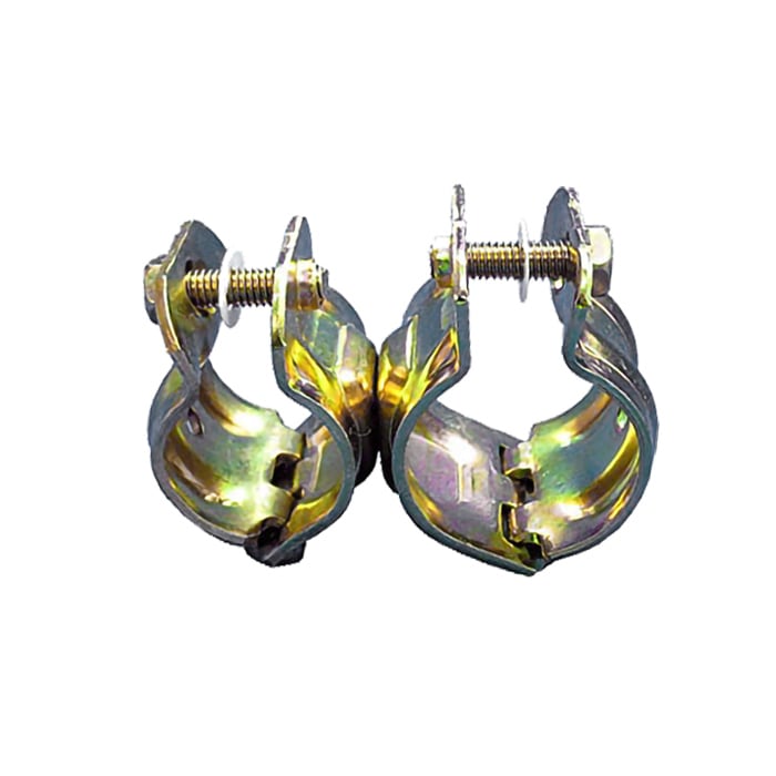 ミニクランプΦ25.4×Φ31.8 首振 自在 １００個セット ミニクラシリーズ 農業にくめーる j-1011 just 垣根仕立 ミニクラ パイプクランプ ドライバーで組立て