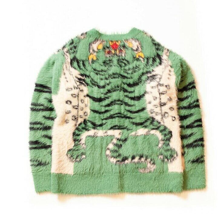 SEVESKIG / Tibetan Tiger Knit Cardigan チベタンタイガー 