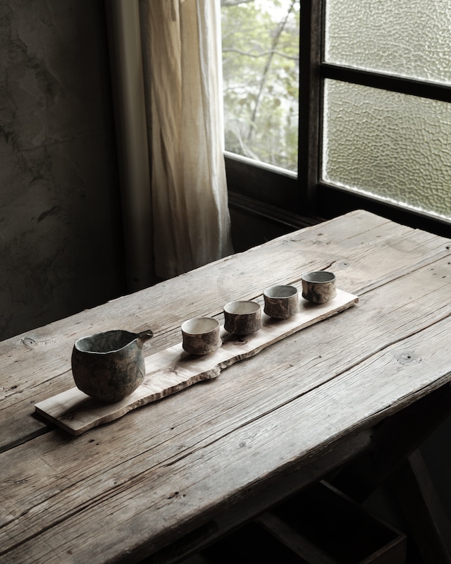 薄い板皿 無垢