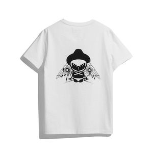 SALE 【HIPANDA ハイパンダ】レディース バードマン プリント Tシャツ WOMEN'S BIRD MAN SHORT SLEEVED T-SHIRT / WHITE・BLACK