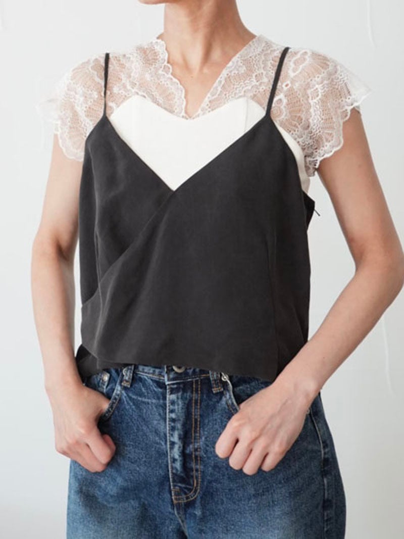 【SALE】230s. PASSIONE /パシオーネ ビスチェ (gray/mocha) (36959)